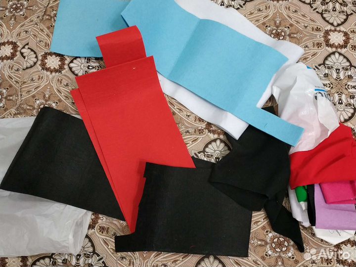 Фетр разноцветные