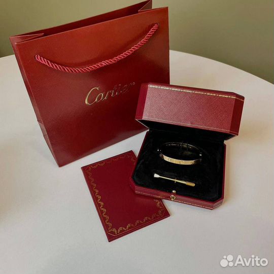 Браслет Cartier love золото