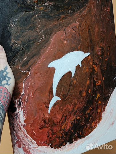 Интерьерная картина ручная работа