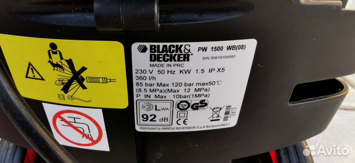 Black decker мойка PW1500