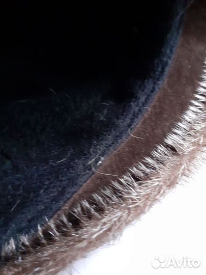 Шапка ушанка норковая женская