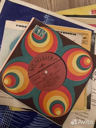 Пластинки винтажные 150-200шт