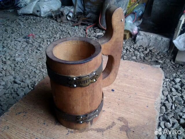 Кружка деревянная 