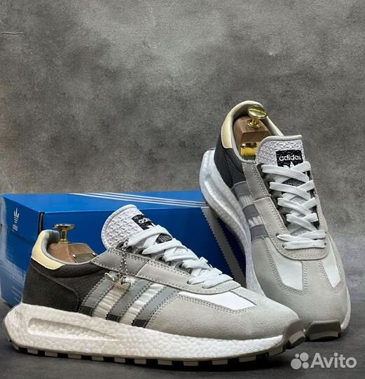 Кроссовки Adidas Retropy E5 черно-серые разм 41