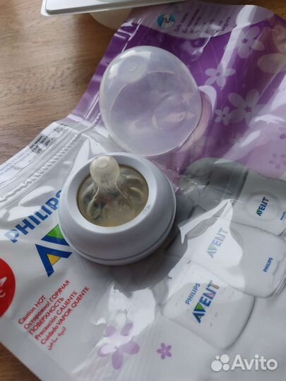 Молокоотсос avent ручной бутылочки