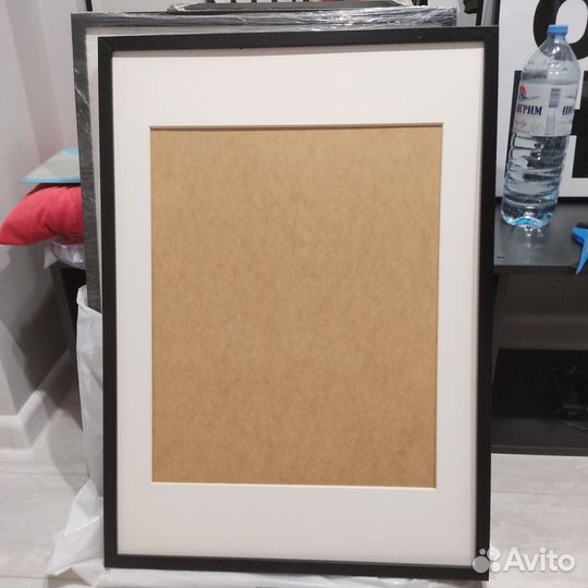 Паспарту 50x70 от рамки IKEA Ribba