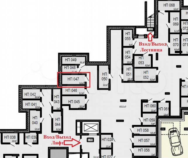 Склад, 5.5 м²