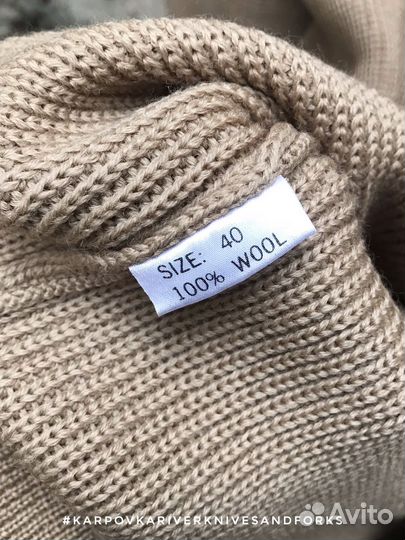 Свитер армейский 40'' Khaki, Великобритания