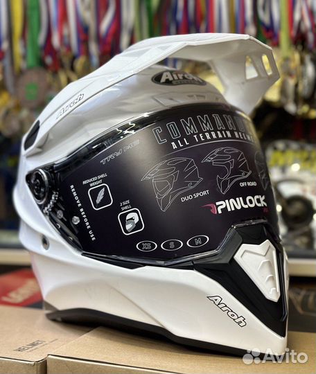 Мотошлем Airoh Commander (тур-эндуро)