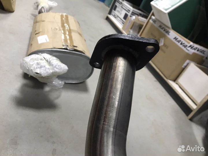 Глушитель (задняя часть) для Hover H3 H5 (завод)