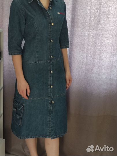 Джинсовое платье