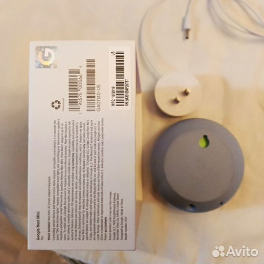 Умная колонка Google Nest Mini