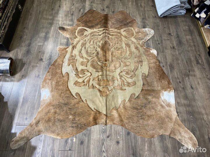 Ковер шкура из натуральной шкуры коровы Турция