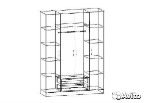 Шкаф Квадро вотан