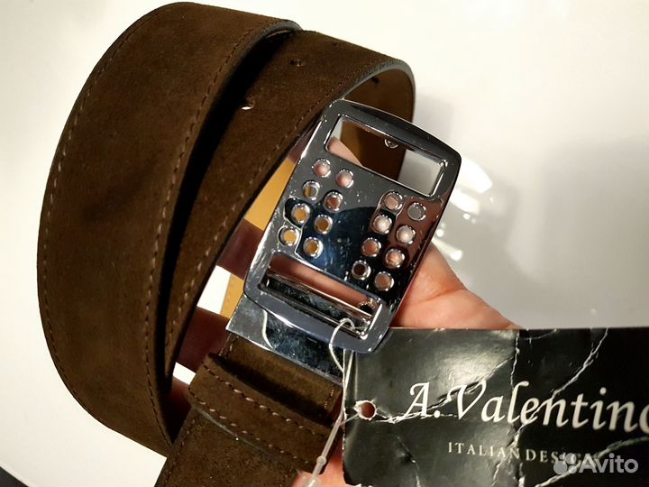 Ремень новый женский замша натуральная