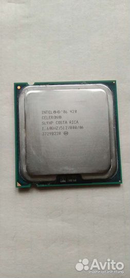 Процессор Intel celeron sl9xp