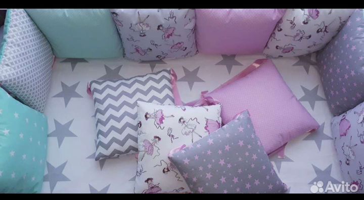 Подушки в детскую кроватку