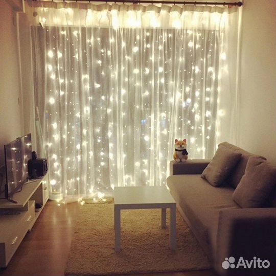 Гирлянда штора