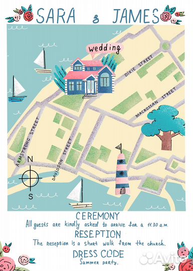 Портрет по фото на заказ / Семейный портрет / Шарж