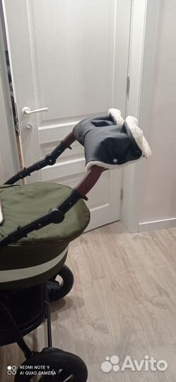 Новые варежки на коляску или санки Экокожа