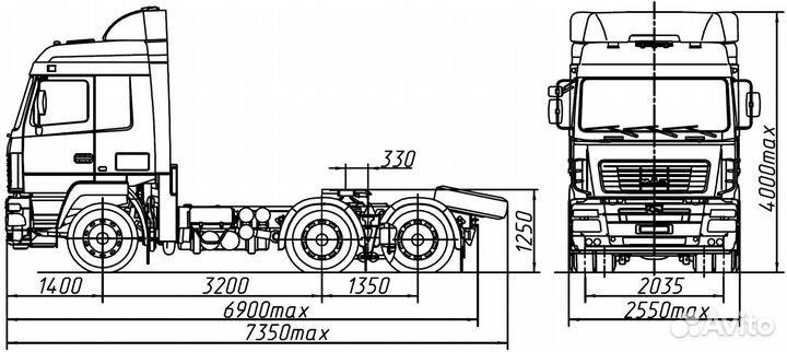 МАЗ 643008-070-012, 2022