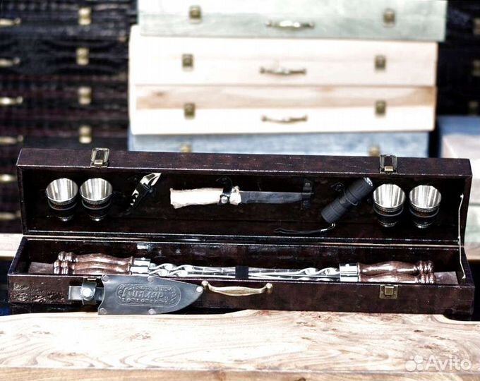 Набор подарочный для барбекю в футляре