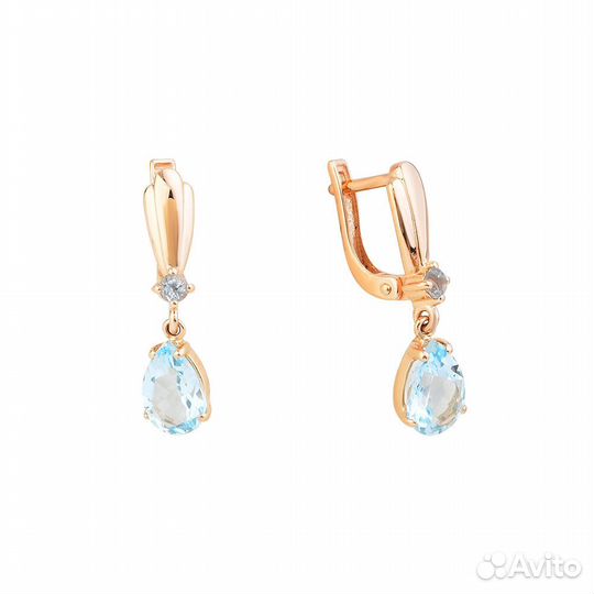 Серьги золотые