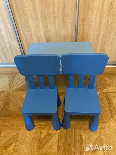 Стол и стулья Икеа Маммут