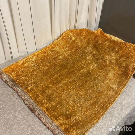 Накидка на кресло из плюшевой ткани СССР