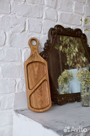 Деревянные менажницы из дуба