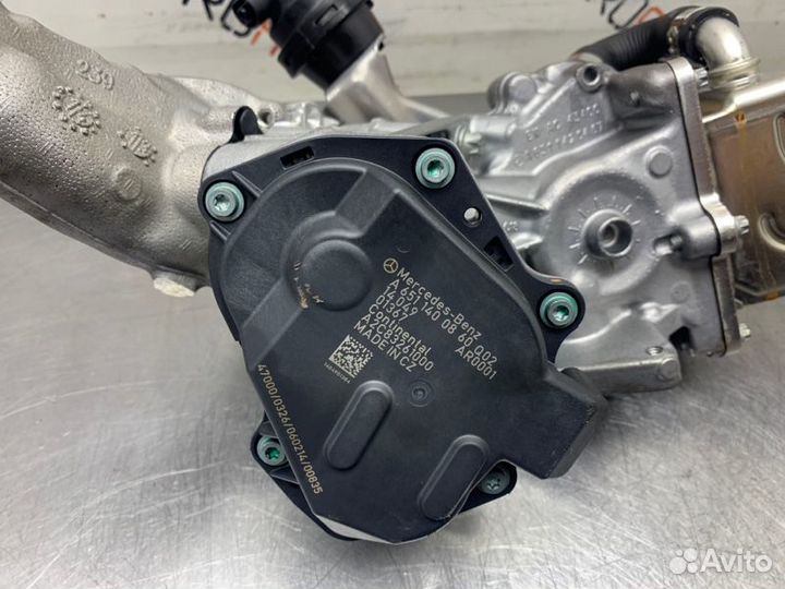 Клапан егр + охладитель Mercedes E-Class W212