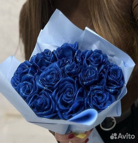 Атласные розы на заказ