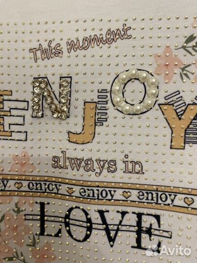 Футболка женская в стразах 46-48 р турция