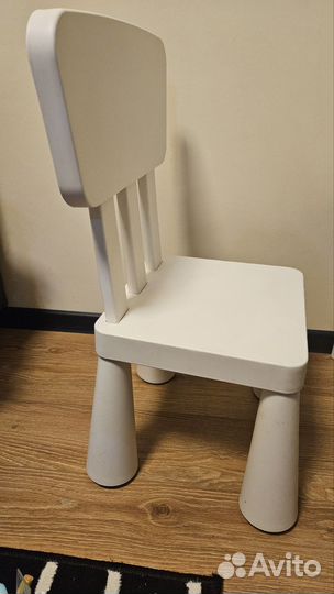 Детский стол и стул IKEA