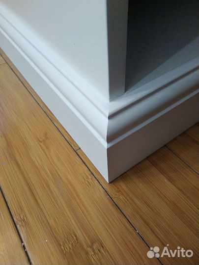 Установка плинтуса Мдф и дюрополимер