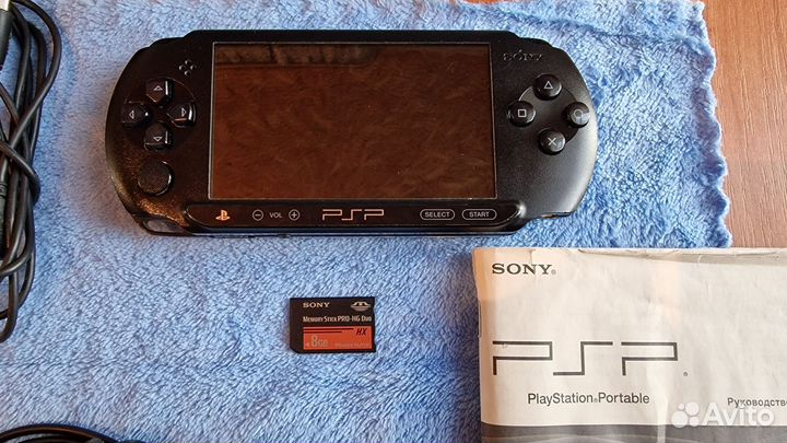 Sony PSP E1008 Street charcoal black прошитая