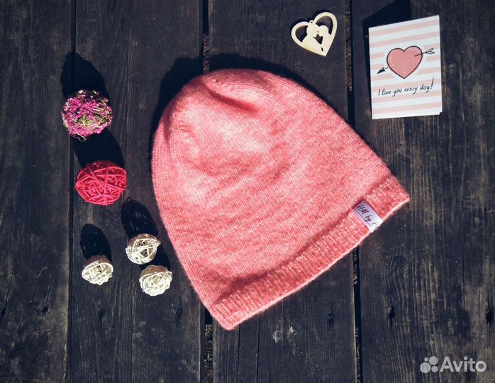 Шапка вязаная женская