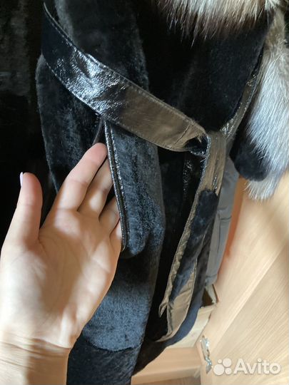 Шуба натуральная мутон