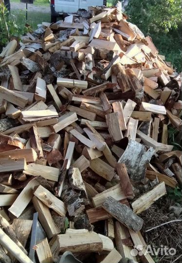 Дрова березовые наколотые