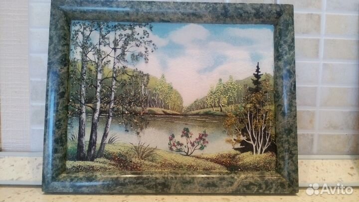 Картина-Панно из Уральских минералов