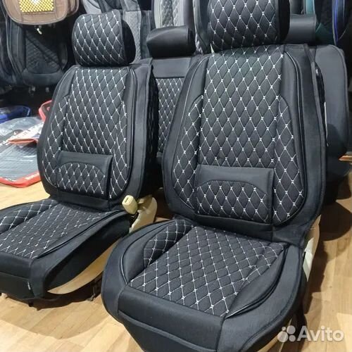 Автомобильные чехлы из Алькантары комплект