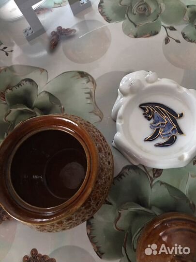 Винтажная сахарница