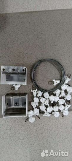 Карниз струнный, для штор. Удобный монтаж