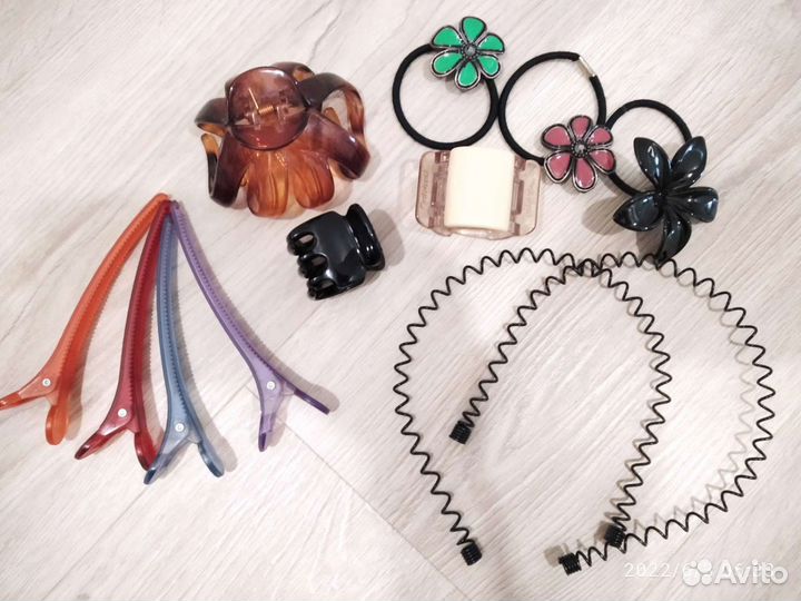 Крабы, резинки, ободки, шпильки для волос