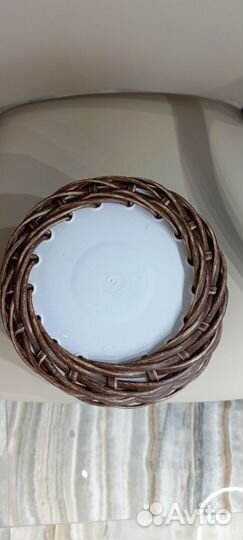 Кашпо из ротанга