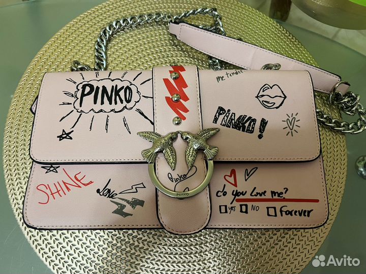 Сумка Pinko натуральная кожа