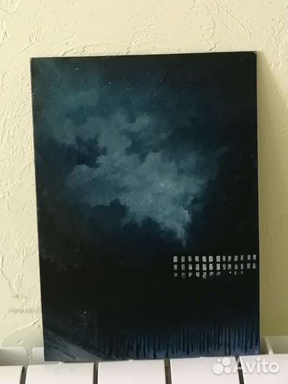 Картина маслом пром-пейзаж