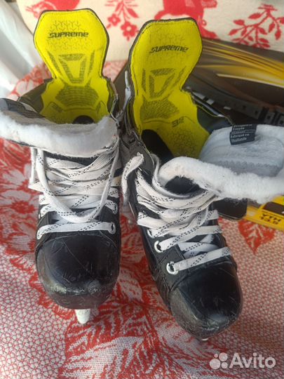 Хоккейные коньки bauer 3s pro s20 12,5 yth