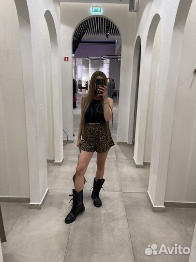 Шорты леопардовые