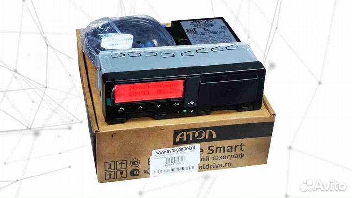 Тахограф Атол Drive.С установкой